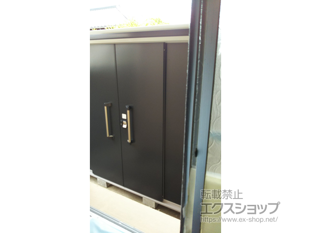 福岡県中間市のの物置・屋外倉庫 エルモ 一般型 （LMD-2515） 施工例