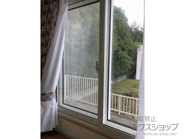山口県山口市のの内窓（二重窓・二重サッシ） インプラス ダストバリア仕様 引違い窓 2枚建テラス 施工例