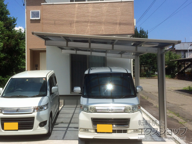 長野県長野市ののカーポート エフルージュグラン　積雪〜20cm対応 施工例