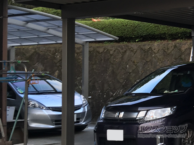 福島県石川郡玉川村ののカーポート レイナベーカポートグラン　積雪〜20cm対応 施工例