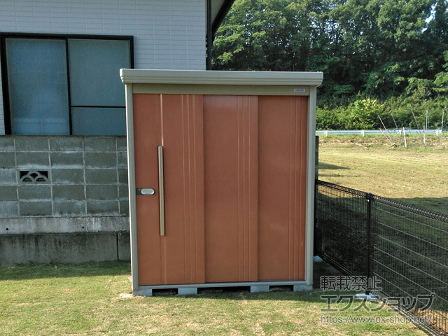 福島県南相馬市のの物置・屋外倉庫 Mr.ストックマンダンディ 一般型 1832×1590×2110（ND-1815-Y） ND-1815-Y-T 施工例