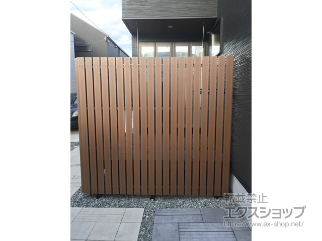 大阪府豊中市ののフェンス・柵 タテイタスタイル 90サイズ 隙間15mm 施工例