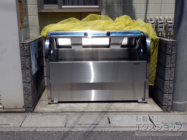 埼玉県さいたま市ののゴミステーション クリーンストッカー CKS-1607型 （容量1000L） 施工例