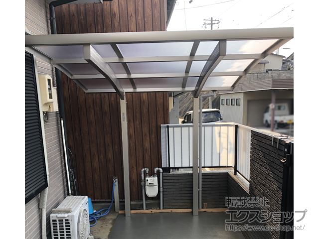 三重県名張市ののサイクルポート・駐輪場 レイナポートグランミニ 積雪〜20cm対応 施工例