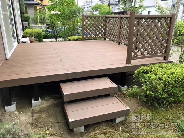 宮城県仙台市ののウッドデッキ リウッドデッキ 200 施工例