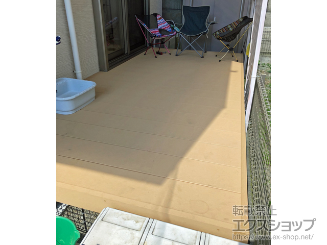 神奈川県大和市ののウッドデッキ リウッドデッキ 200 施工例