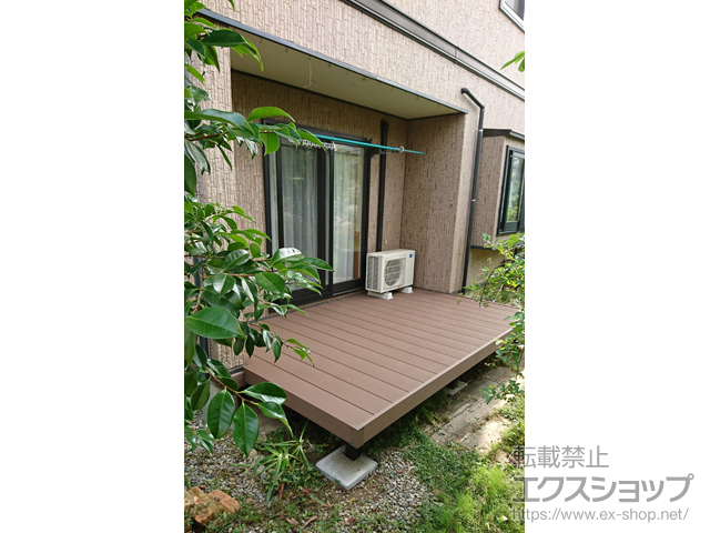 新潟県長岡市ののウッドデッキ マージウッドデッキ 施工例