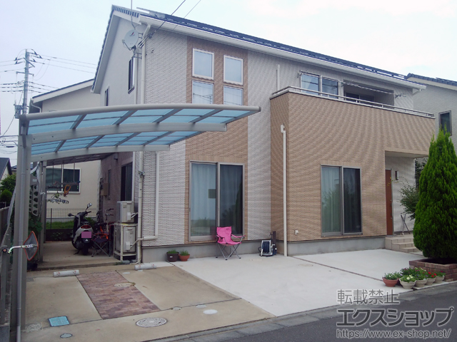 茨城県つくば市ののカーポート レイナポートグラン　積雪〜20cm対応 施工例