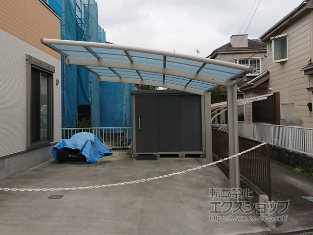 東京都青梅市ののカーポート レイナポートグラン　積雪〜20cm対応 施工例