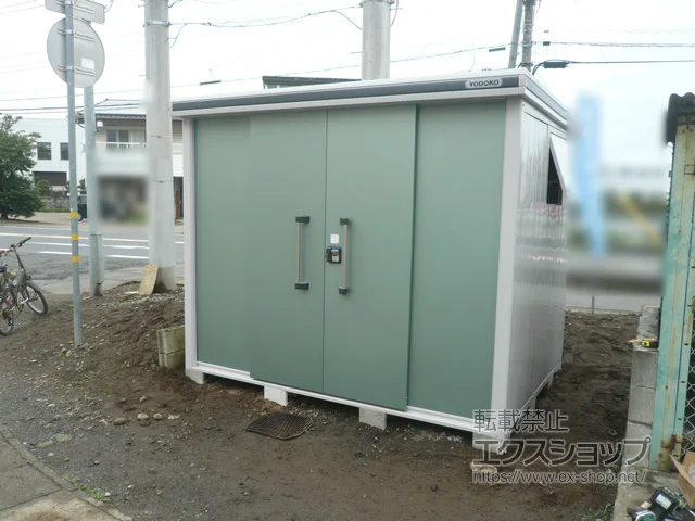 茨城県那珂郡東海村のヨドコウの物置・収納・屋外倉庫 エルモ 一般型（LMD-2518） 施工例