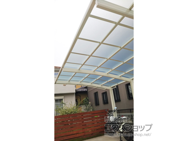 茨城県結城市ののカーポート レイナポートグラン 延長　積雪〜20cm対応 施工例