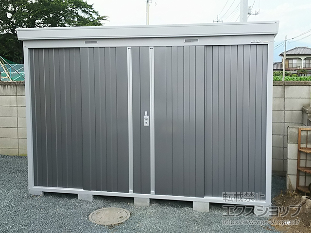群馬県前橋市のの物置・屋外倉庫 ネクスタ 一般型 3050×1790×2020 NXN-55S-PG 施工例