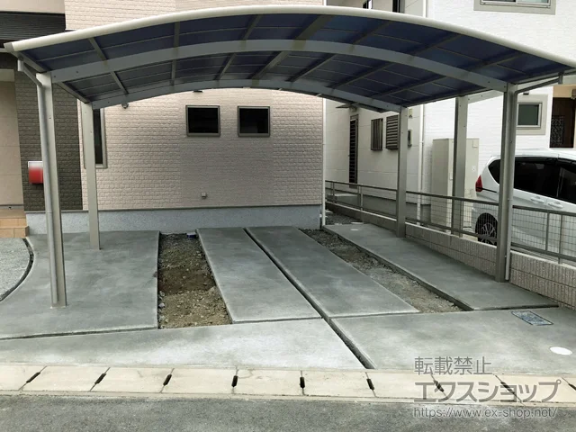 熊本県熊本市のYKKAPのカーポート レイナツインポートグラン　積雪～20cm対応 施工例