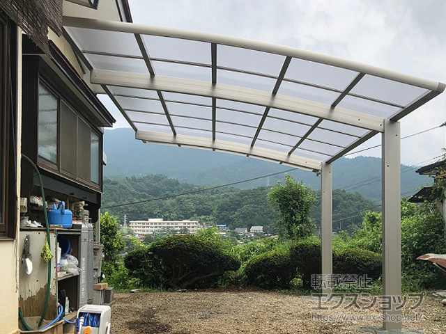 山梨県大月市ののカーポート レイナポートグラン　積雪〜20cm対応 施工例