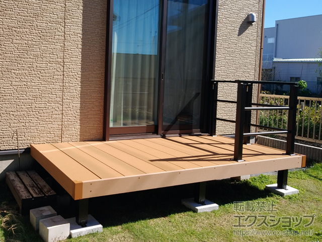 千葉県野田市ののウッドデッキ リウッドデッキ 200 施工例