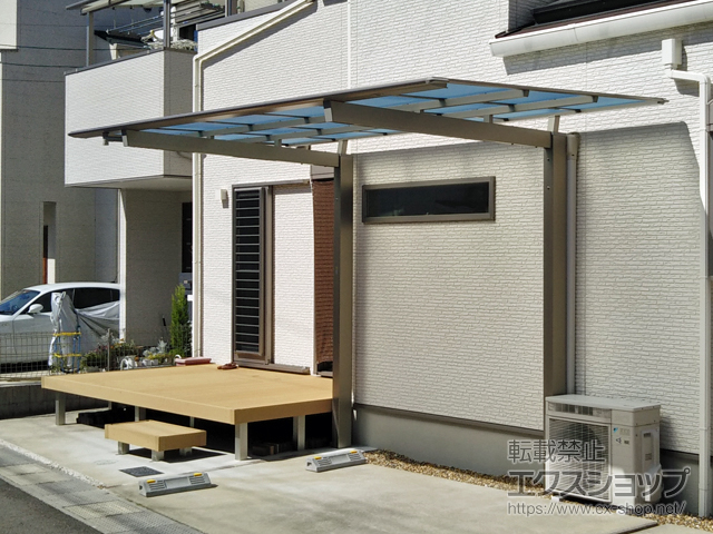 京都府城陽市ののサイクルポート・駐輪場 ニューマイリッシュミニ 逆勾配 前下がり 施工例