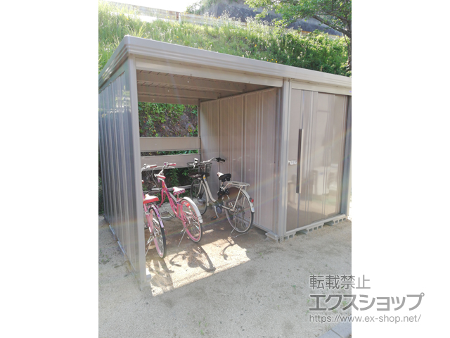 大分県大分市のの物置・屋外倉庫 Mr.ストックマン プラスアルファ 一般型 （TP-33R22） 施工例