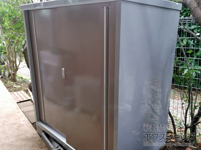 千葉県船橋市のの物置・屋外倉庫 シンプリー 一般型 1520×905×1603 MJX-159D-AR 施工例