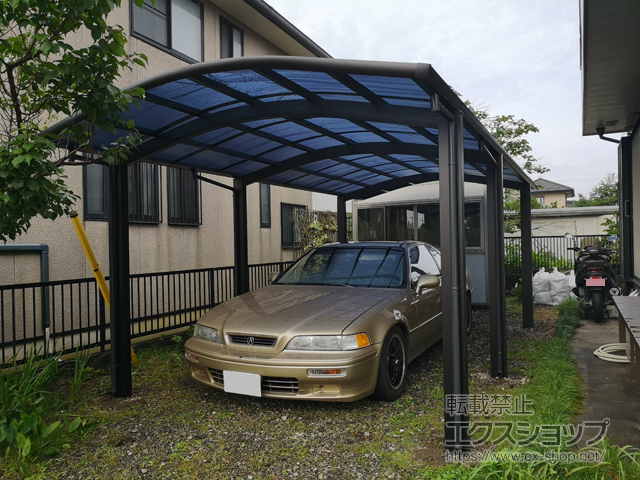 千葉県山武郡横芝光町ののカーポート レイナワンポートグラン 延長　積雪〜20cm対応 施工例