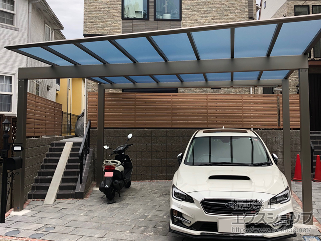 よこ　バルコニー付キャンパス額3台 YKK AP | ルシアス スクリーン 【バルコニー通しタイプ】【2023