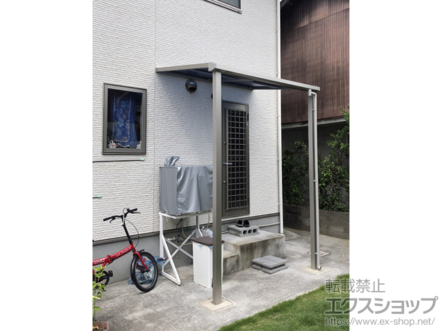 大分県日田市ののテラス屋根 ソラリア F型 テラスタイプ 単体 積雪〜20cm対応 施工例