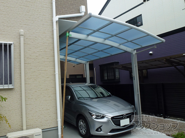 大阪府寝屋川市ののカーポート レイナポートグラン　積雪〜20cm対応 施工例