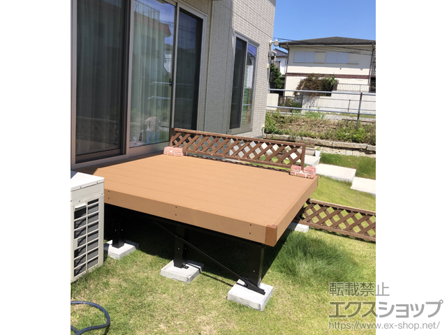 千葉県市川市ののウッドデッキ マージウッドデッキ 施工例