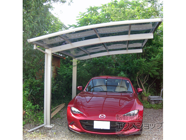愛知県半田市ののカーポート プレシオスポート 積雪〜20cm対応 施工例