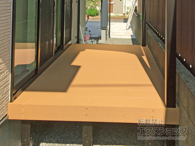 愛媛県松山市ののウッドデッキ リウッドデッキ 200 施工例