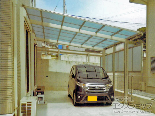 長崎県佐世保市ののカーポート エフルージュベーカグラン　積雪〜20cm対応 施工例