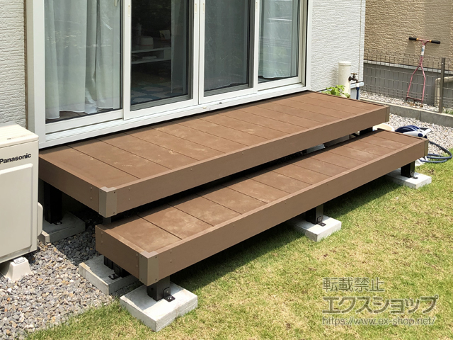 千葉県柏市ののウッドデッキ マージウッドデッキ 施工例