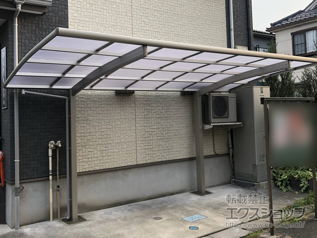 埼玉県草加市ののカーポート プレシオスポート 積雪〜20cm対応 施工例