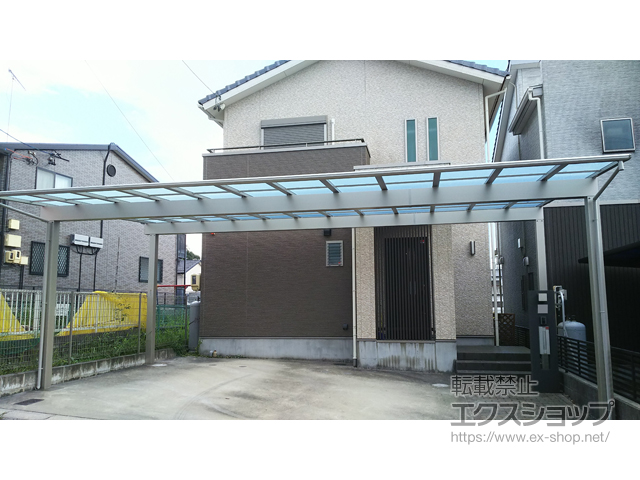 愛知県犬山市ののカーポート エフルージュ トリプル 積雪〜20cm対応 施工例