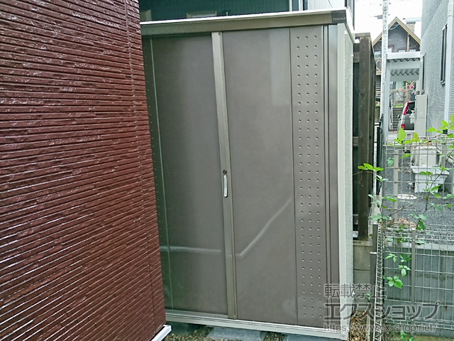 茨城県つくば市のの物置・屋外倉庫 グランプレステージジャンプ 1488×530×1900 GP-155A-T-CB 施工例