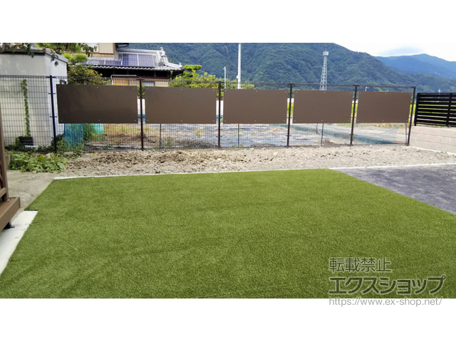 徳島県三好郡東みよし町ののフェンス・柵 イーネットフェンス 2M型 高尺タイプ 間仕切タイプ 施工例