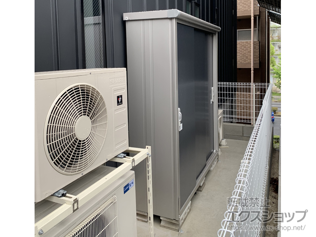 愛知県名古屋市のの物置・屋外倉庫 エスモ 一般型 1797×520×1959（ESE-1805A） ESE-1805A-SM 施工例