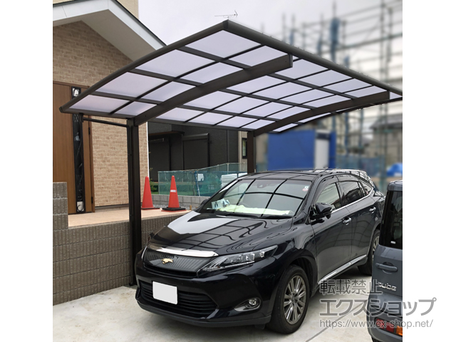 茨城県つくば市ののカーポート プレシオスポート 積雪〜20cm対応 施工例