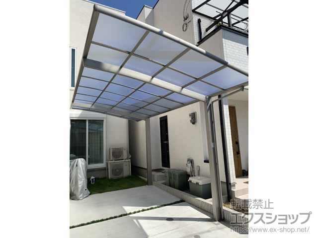 大阪府大阪市ののカーポート ネスカR (ラウンドスタイル) 積雪〜20cm対応 施工例