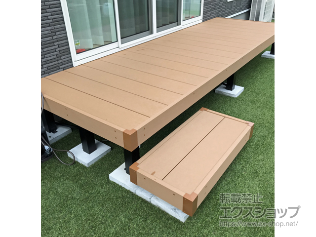 千葉県印西市ののウッドデッキ リウッドデッキ 200 施工例