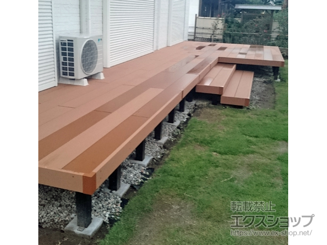 栃木県那須塩原市ののウッドデッキ リウッドデッキ 200 施工例