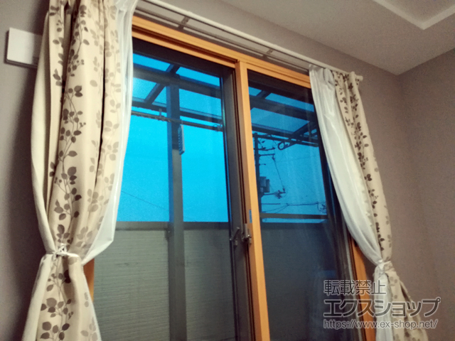 広島県東広島市のの二重窓（内窓） インプラス ダストバリア仕様 引違い窓 2枚建 施工例