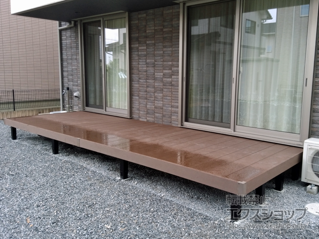 栃木県小山市ののウッドデッキ リウッドデッキ 200 施工例