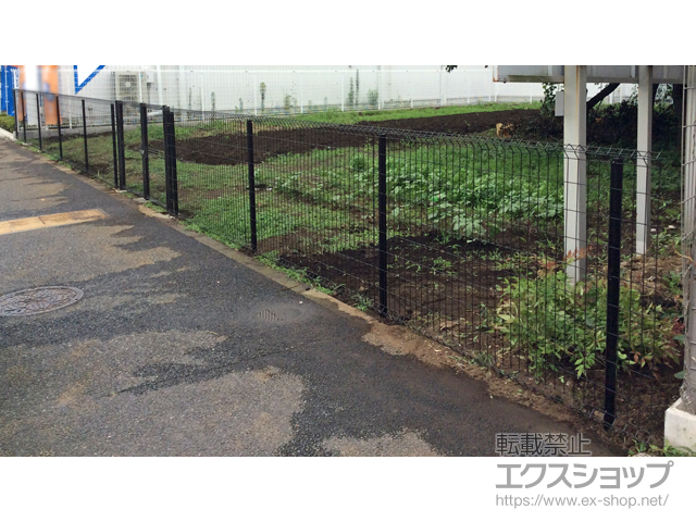 東京都練馬区のの門扉 イーネット門扉1型 両開き　門柱使用 施工例