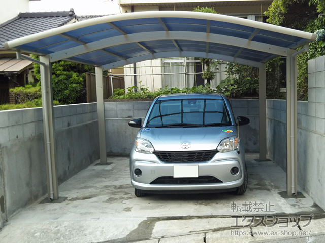 鹿児島県鹿児島市ののカーポート レイナツインポートグラン　積雪〜20cm対応 施工例