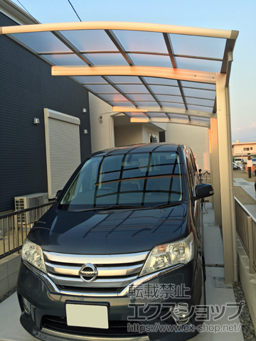 愛知県岩倉市ののカーポート レイナポートグラン 延長　積雪〜20cm対応 施工例