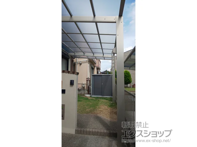 愛知県清須市のYKKAPのカーポート エフルージュグラン 積雪〜20cm対応 施工例