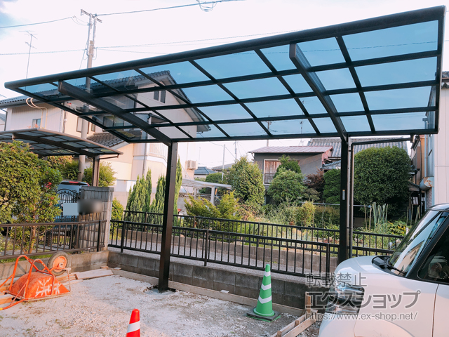 埼玉県羽生市ののカーポート プレシオスポート 積雪〜20cm対応 施工例