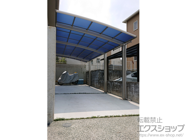熊本県菊池郡大津町ののカーポート レイナポートグラン 延長　積雪〜20cm対応 施工例