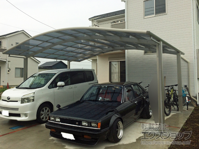 神奈川県小田原市ののカーポート レイナツインポートグラン　積雪〜20cm対応 施工例