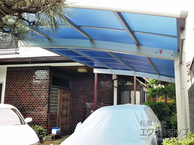 東京都小金井市ののカーポート レイナポートグラン　積雪〜20cm対応 施工例